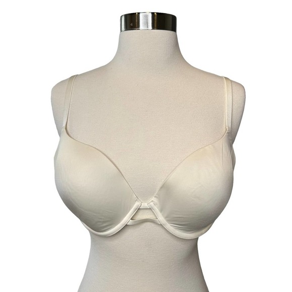 Savage X Fenty Womens Bra Wired Lightly Padded Adjustable Straps Off White 36D - Picture 1 of 8